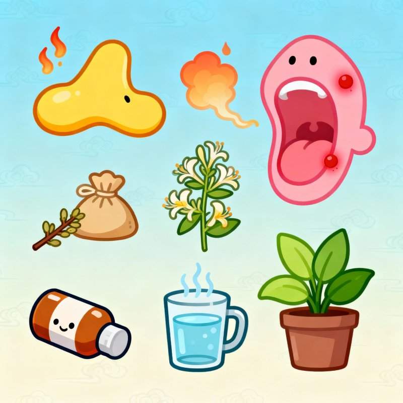 外感风热证应对指南:症状识别、用药技巧与避坑要点(图1) 外感风热证应对指南:症状识别、用药技巧与避坑要点