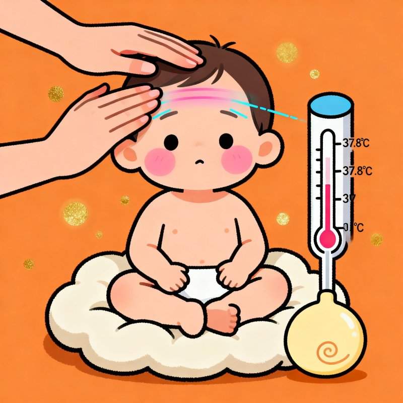 积食发烧别慌：8个通用推拿手法辅助缓解