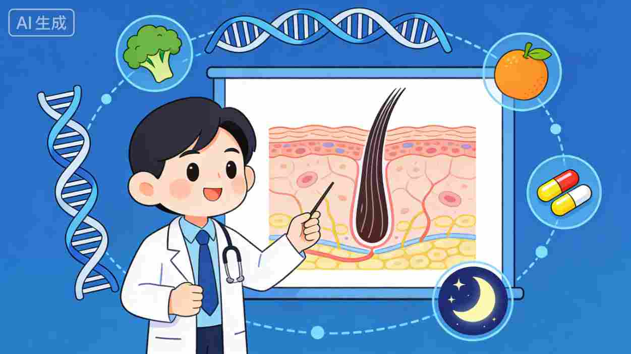 白头发“一洗就能黑”？专家：白发无法逆转