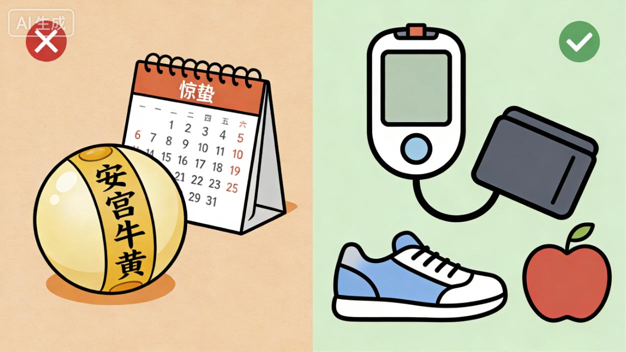 惊蛰吃安宫牛黄丸预防中风是误区